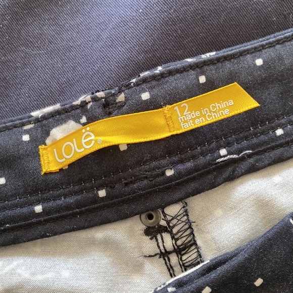 Lolë brand. Size 12. Felted cotton ankle length pant. - Picture 2 of 4